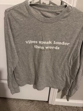 NWOT Spiritual Gangster Heather Gray Graphic Tee